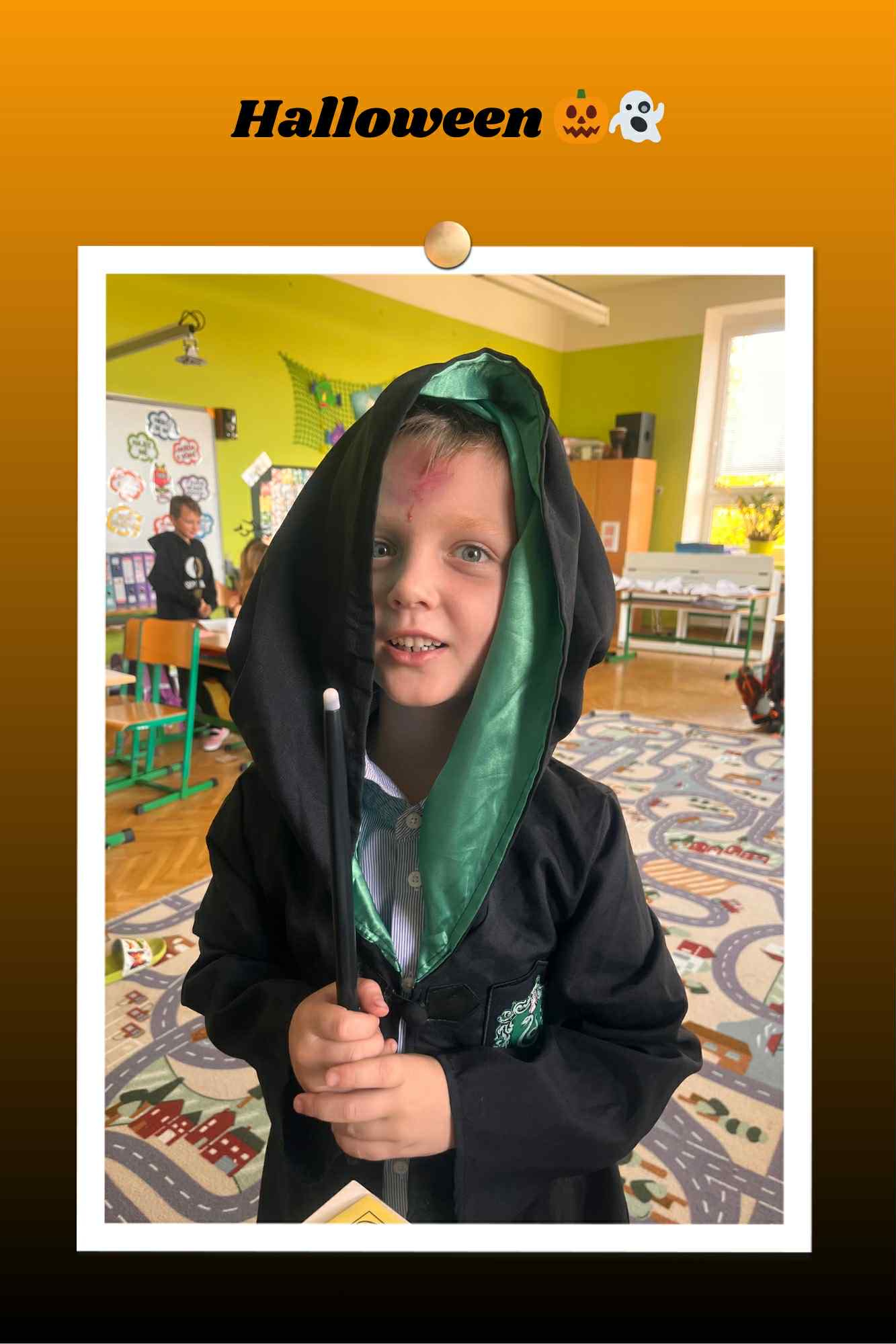 Halloween - masky ve škole, hry, stezka