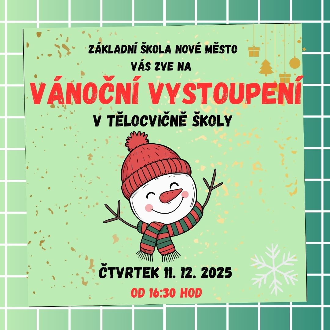 Vánoční vystoupení pro rodiče od 16:30 hod