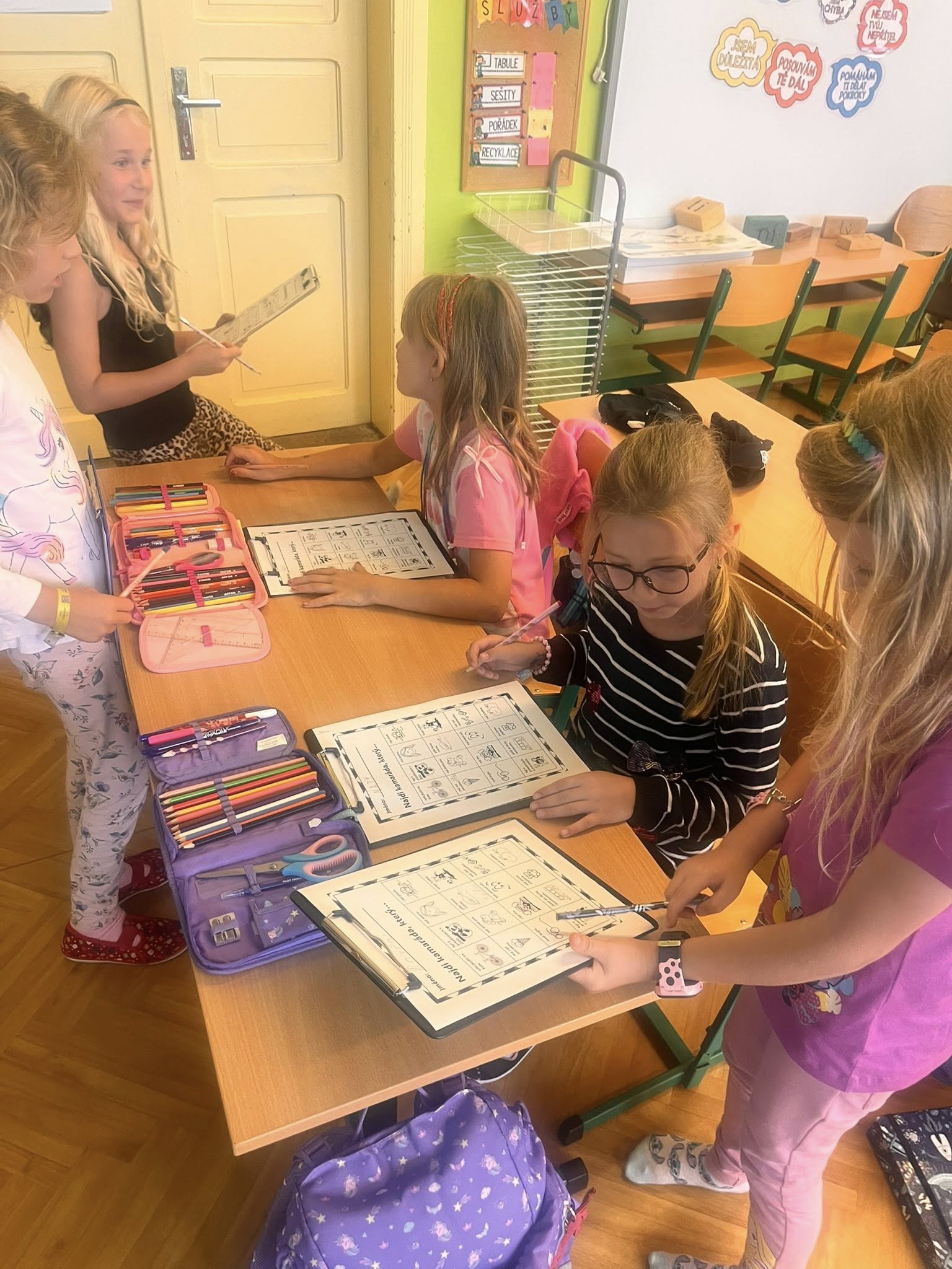 První týden ve škole👩‍🏫📝🎲