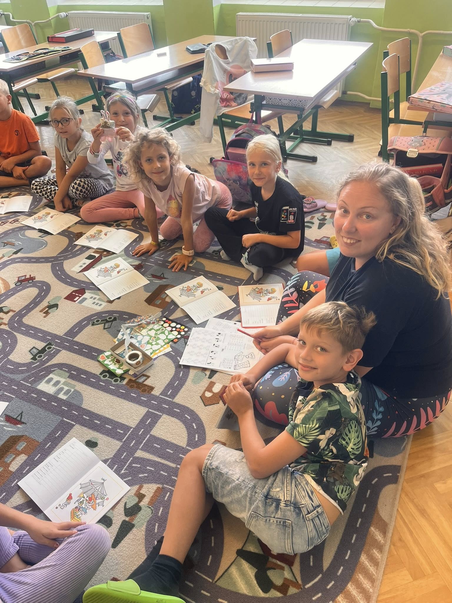 První týden ve škole👩‍🏫📝🎲