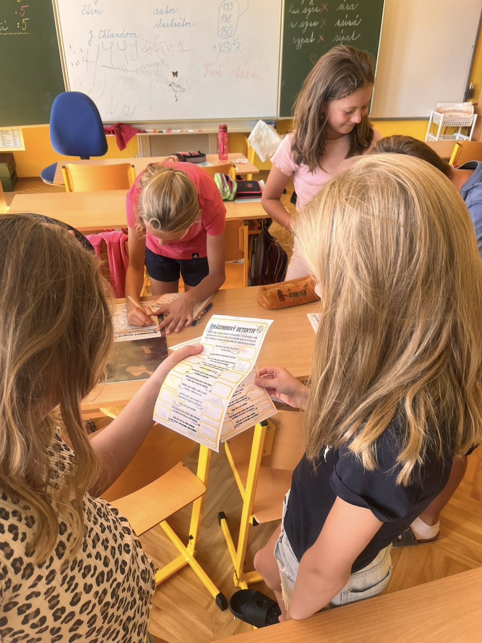 První týden ve škole👩‍🏫📝🎲