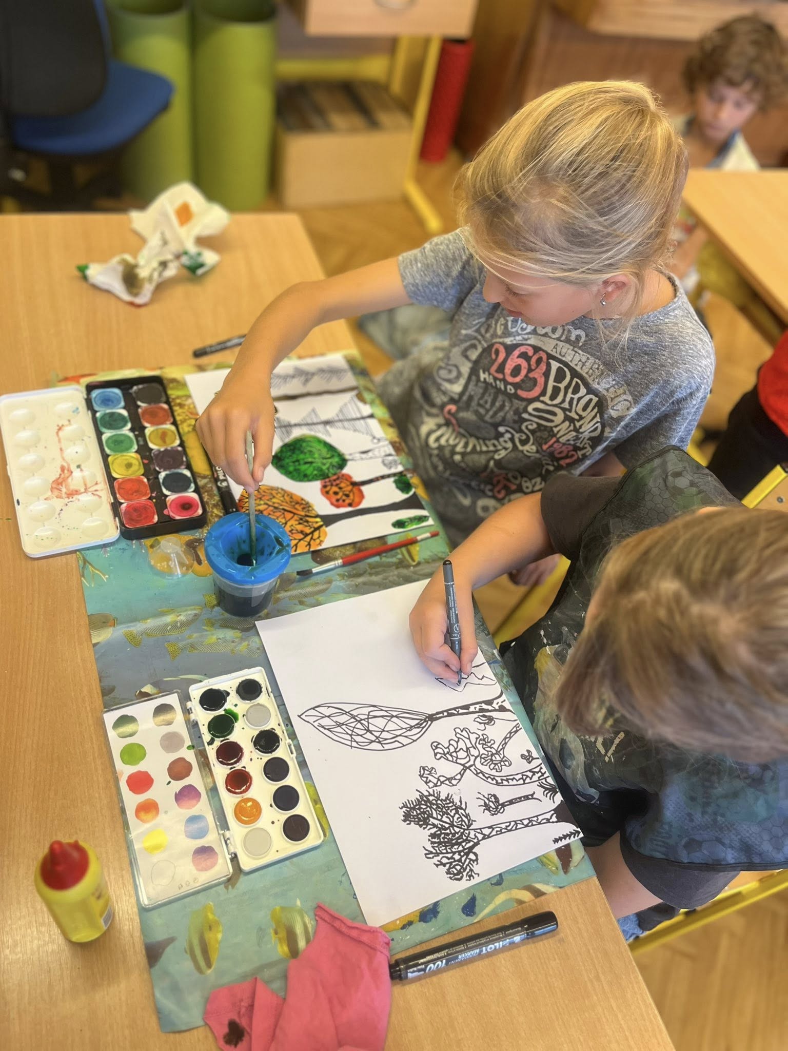 Výtvarná výchova, 4. třída🎨✍️