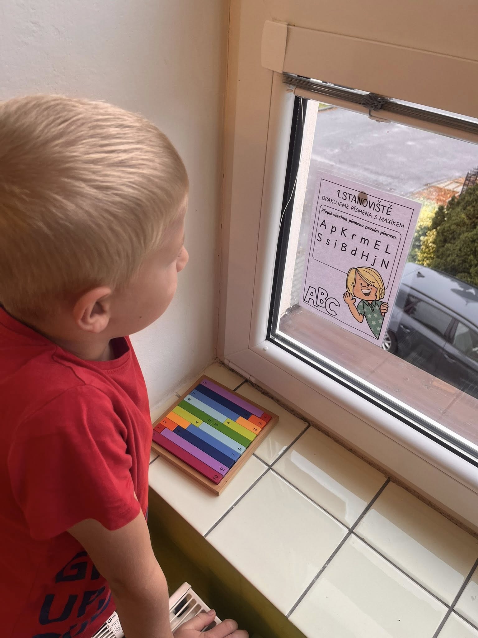 Vyučování u druháčků - stanoviště, losování dvojic 🎲📚🇨🇿🧮