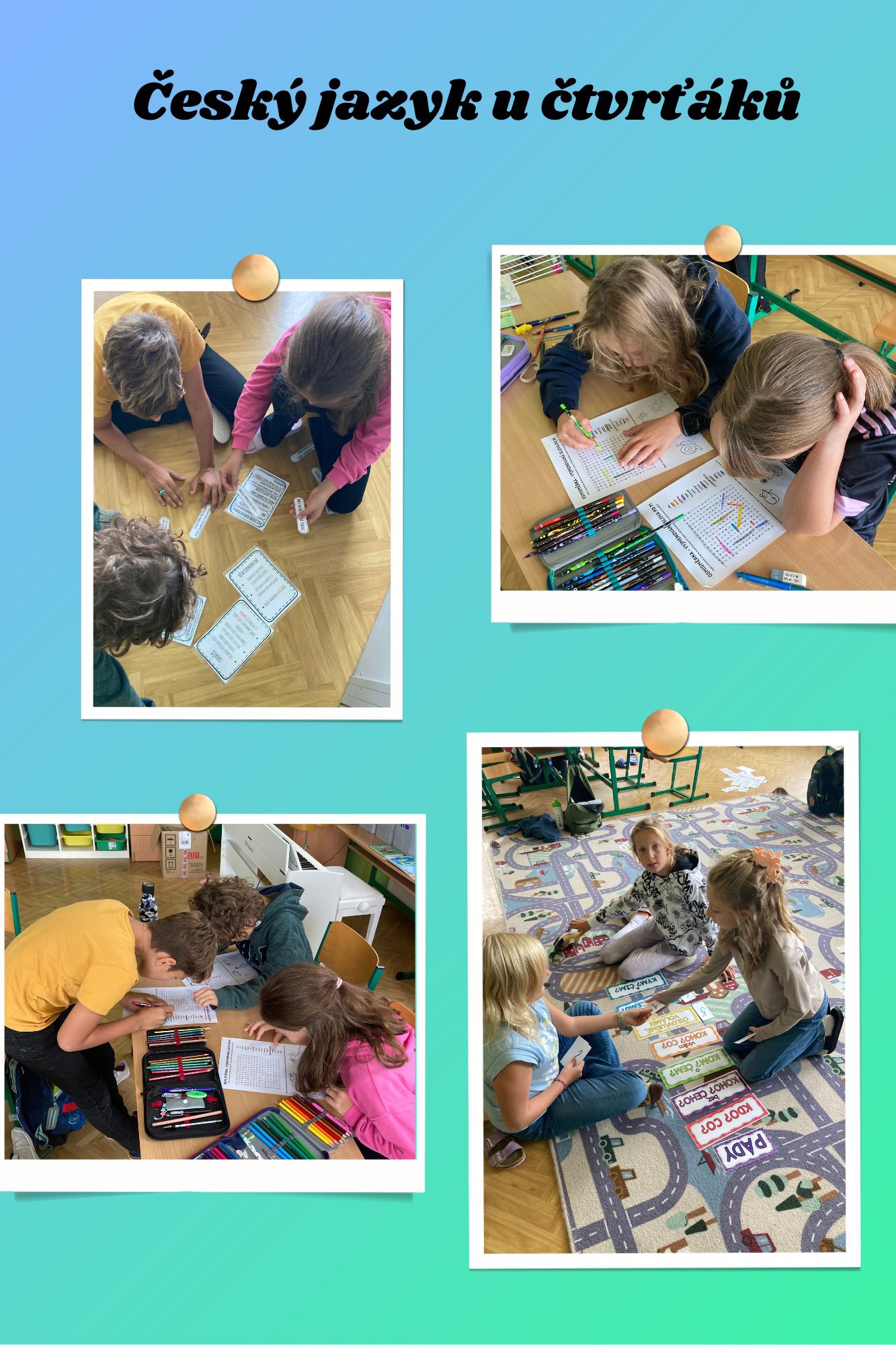 Český jazyk u čtvrťáků🇨🇿📝