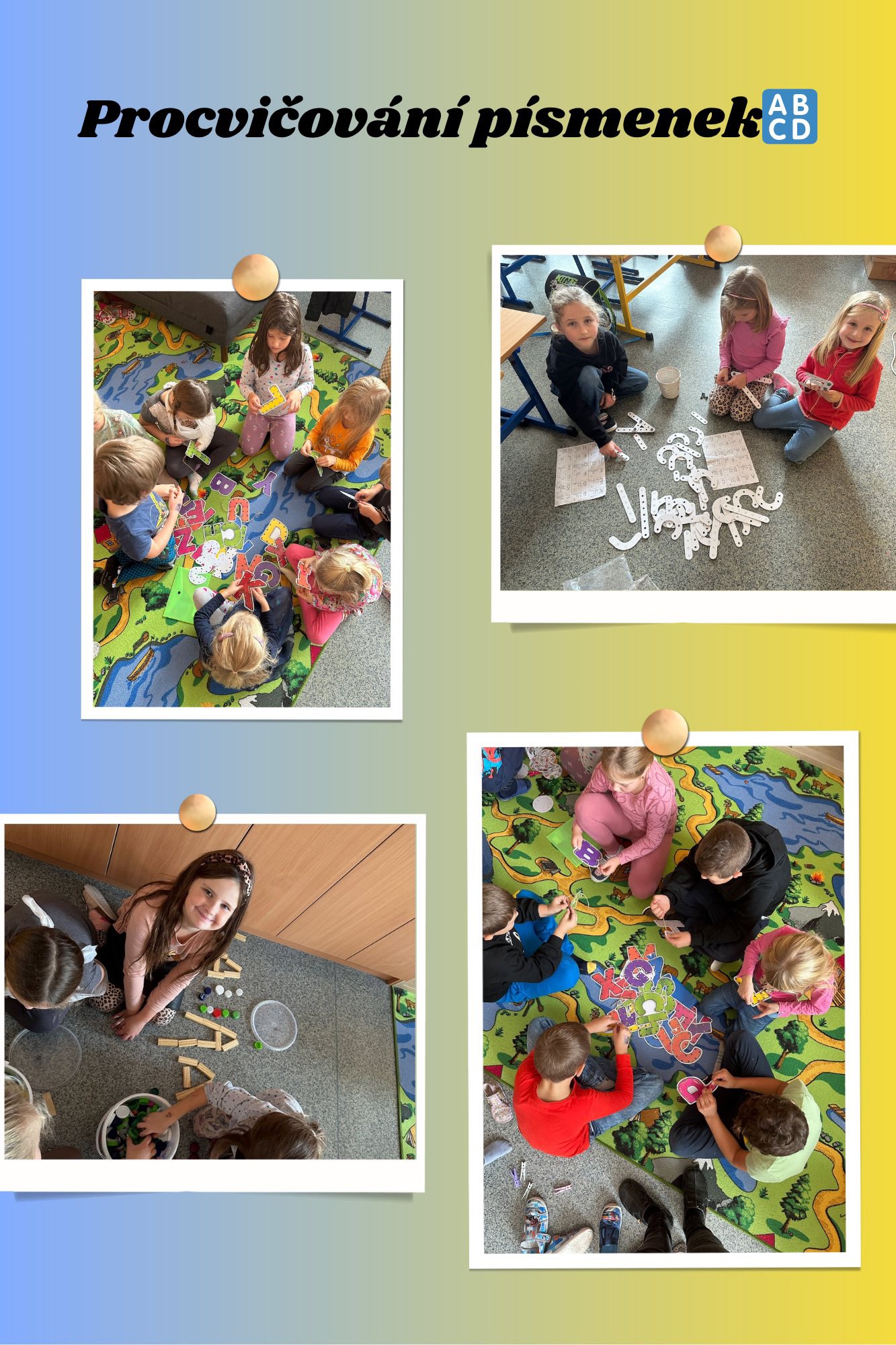 Procvičování písmene v první třídě🔠📚