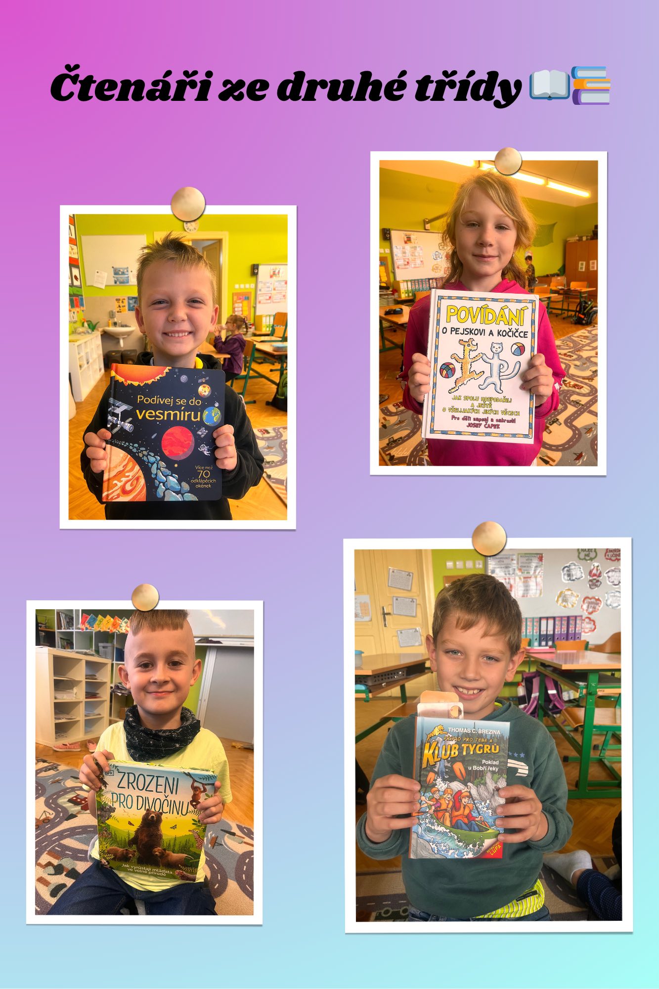 Čtenáři z druhé třídy📚📖