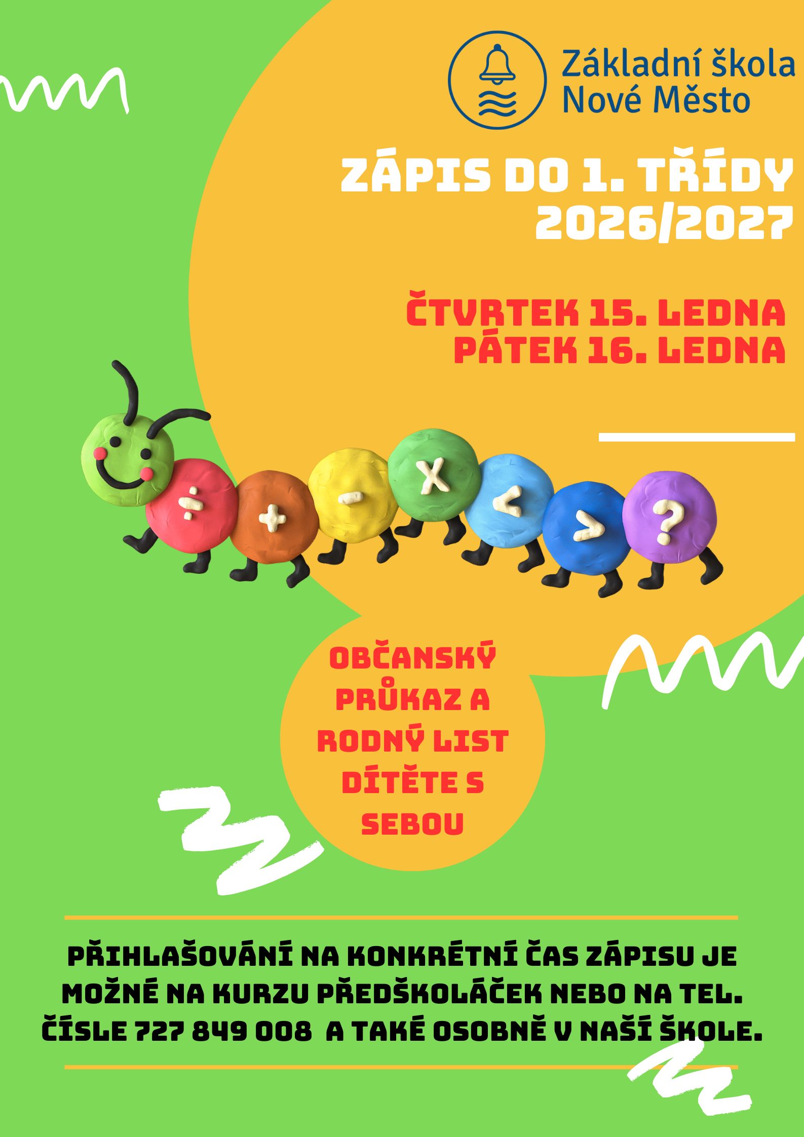 Zápis do 1. třídy